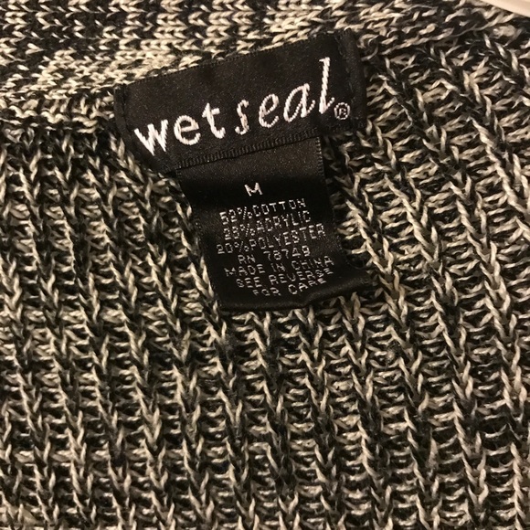 Wet Seal Grey Cardigan Size Medium - Picture 4 of 4